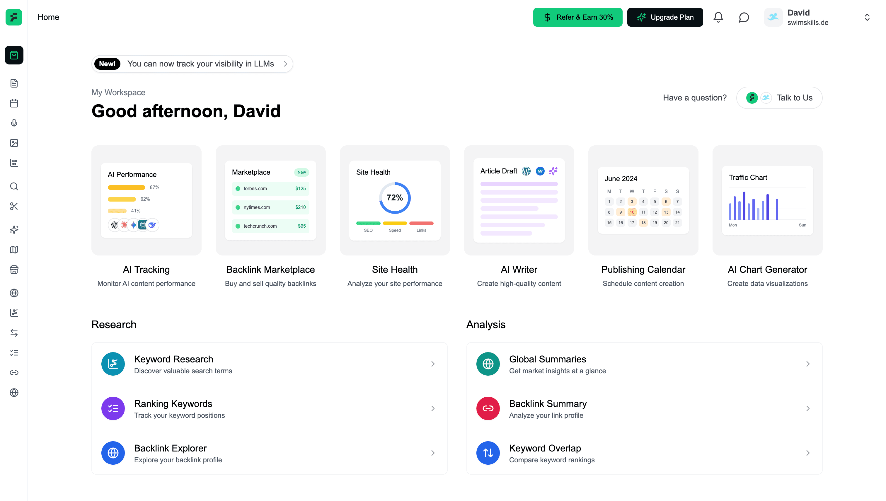 Finseo Dashboard